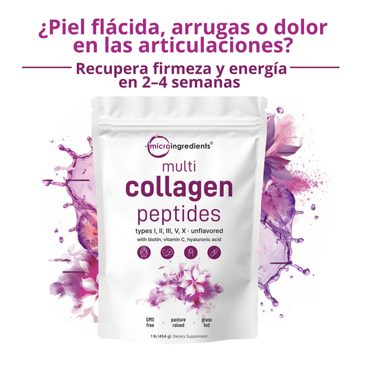 Colágeno con péptidos